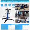 Transmission Jack, Hydraulic Jack - 1322 LB Capacity Telescoping Lift , 360° Swivel Wheels, Foot Pedal for Garage/Workshop Car Truck Repairs - 4 of 4