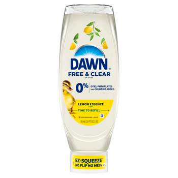 Dawn Lemon Essence Free & Clear Ez Squeeze Dishwashing Liquid - 24.3 fl oz