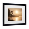 Trademark Fine Art - GS Photo Misty Morning on Hidden Lake Matted Framed Art - 3 of 4
