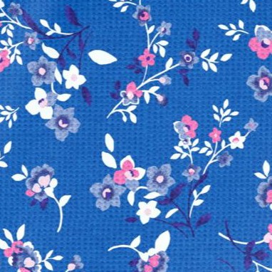 bright cobalt multi delicate floral