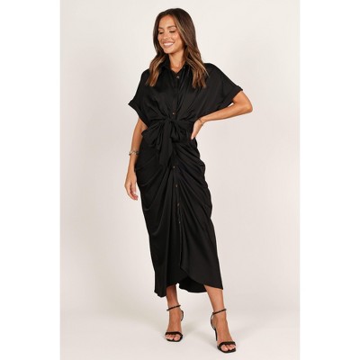 Black wrap dress on sale target