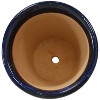 Sunnydaze Studio Outdoor/Indoor High-Fired Glazed UV- and Frost-Resistant Ceramic Planters with Drainage Holes - 3 of 4
