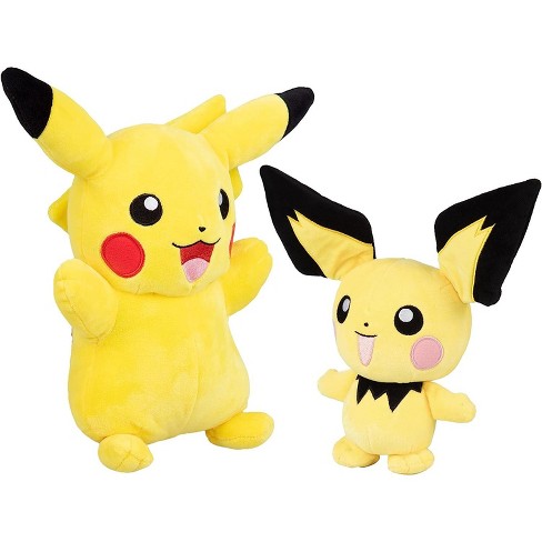 Pokemon 12 Pikachu And 8 Pichu Plush Stuffed Animal Toys 2 Pack Evolution Set Officially Licensed Gift For Kids Target