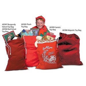 Halco Majestic Santa's Toy Bag - 36 in x 29 in - Red - 1 of 3