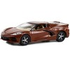 2022 Chevrolet Corvette C8 Stingray Coupe Caffeine Brown Metallic "Showroom Floor" Series 2 1/64 Diecast Model Car by Greenlight - 2 of 3