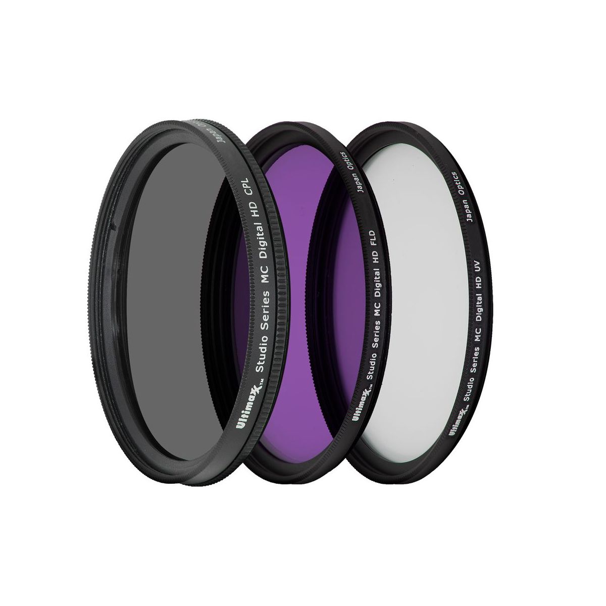 ULTIMAXX Multi Coated HD 3 Pc. Digital Filter Set 77mm (UV-CPL-FLD) - thumbnail 3