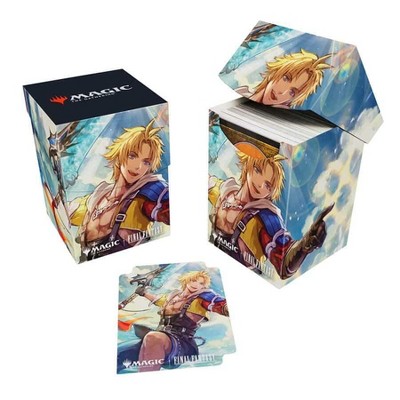 Ultra Pro - Final Fantasy x Universes Beyond Tidus (Commander) 100+ Deck Box for Magic: The Gathering | Trading Card Accessories, Collectible Card