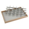Unique Bargains Stackable Wood Light Brown Drawers Jewelry Trays Set of 2 - 4 of 4