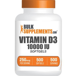 BulkSupplements Vitamin D3 Softgels - 1 of 4