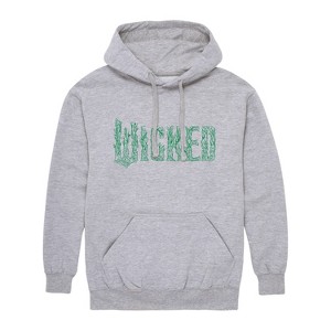 Men's - Wicked - Twisted Tree Branch Logo -Mens Long Sleeve Fleece Pullover Hoodie Graphic Fleece Pullover Hoodie - 1 of 4