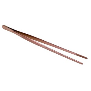 O'Creme Stainless Steel Precision Kitchen Tweezer Tongs with Serrated Tips for Gripping - 1 of 3