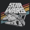 Womens Star Wars Retro 77 Millennium Falcon Stripes Racerback Tank - 2 of 4