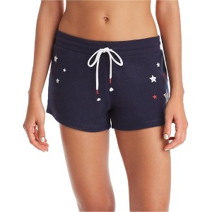 P.J. Salvage Womens Distressed Stars Pajama Shorts - 1 of 2