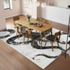 Abstract Area Rugs for Living Room, Soft Washable Large Rug - 3 of 4