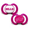 BabyFanatic Officially Licensed Unisex Pacifier 2-Pack - Pink NFL Buffalo Bills - 2 of 3