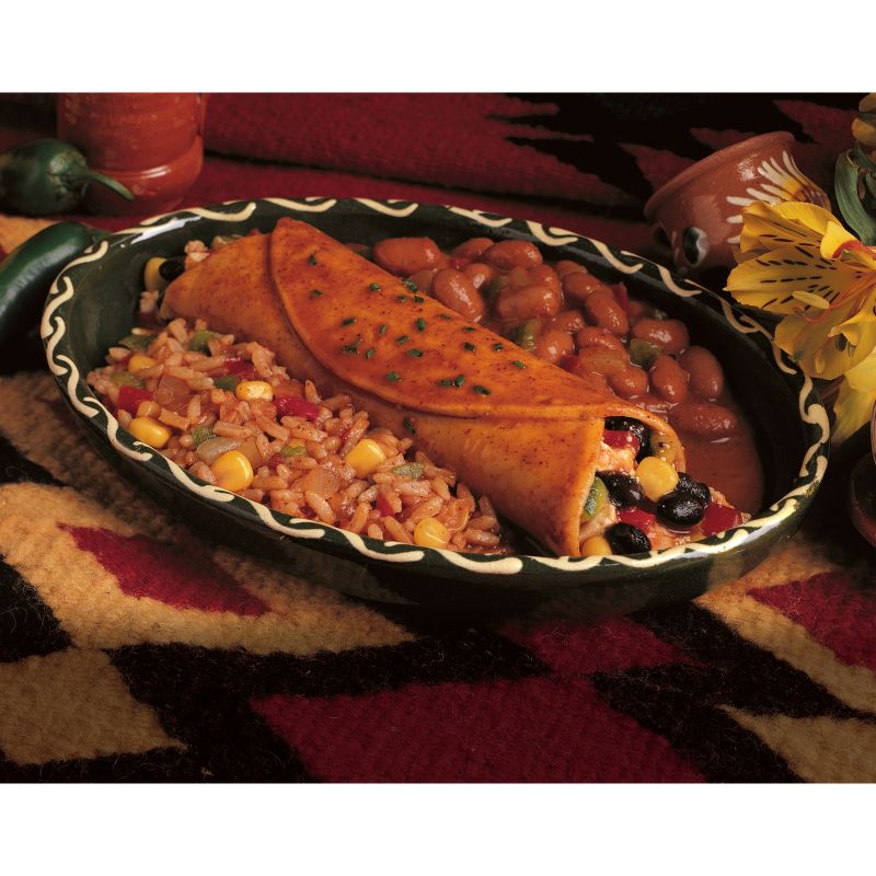 Amy&#39;s Gluten Free and Vegan  Frozen Spanish Rice &#38; Beans Enchilada Meal - 10oz, 3 of 6