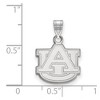 Black Bow Jewelry 14k White Gold Auburn Tigers NCAA Small Pendant - 2 of 3