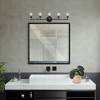 Livex Lighting Lansdale 5 - Light Vanity in  Black/Brushed Nickel - 3 of 4