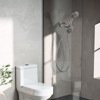 WOWOW 7-Spray 1.75 GPM 4.5 in. Wall Mount Dual Handheld and Fixed Shower Head - 2 of 4