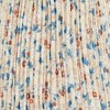 Springcrest 4" Top x 6" Bottom x 5 1/2" High x 5 1/2" Slant Print Lamp Shade Replacement Set of 4 Small Blue Red Empire Modern Leaf Pleated Clip On - 2 of 4