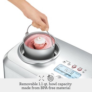 HDZNVF Smart Scoop Ice Cream Maker, Silver - 1 of 2