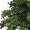vidaXL Christmas Tree Green and brown PVC, steel, linen fabric - 4 of 4