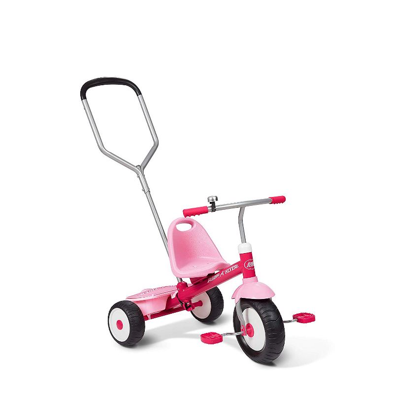 Radio Flyer Deluxe Steer and Stroll Kids Tricycle, 1 of 9