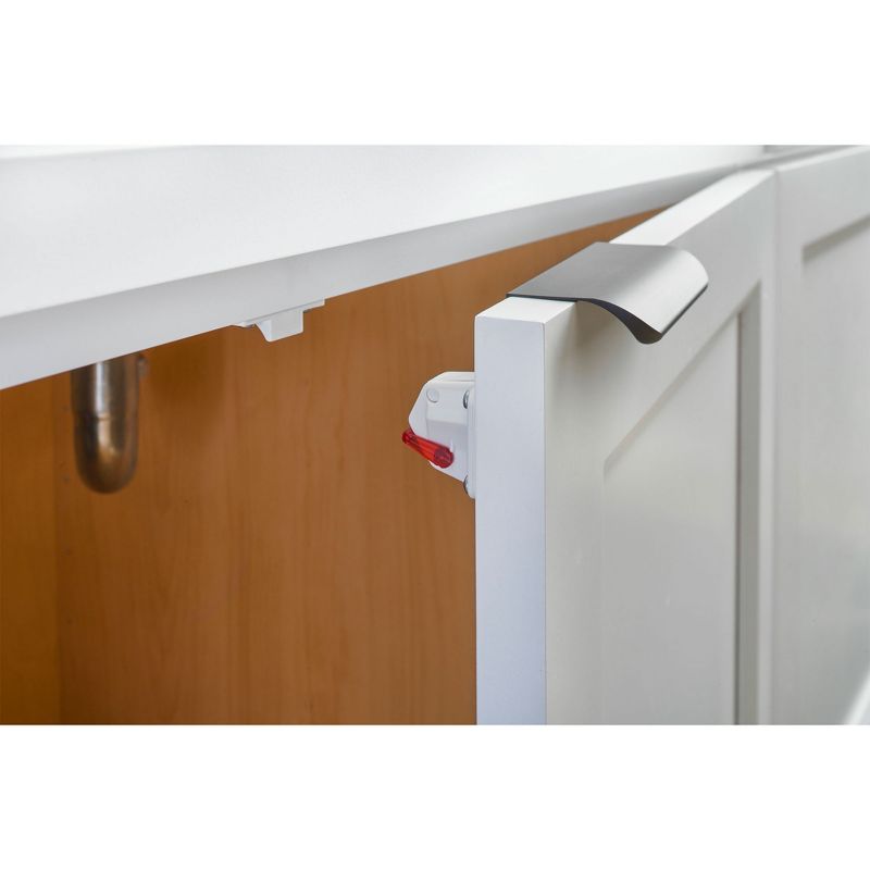 Rev-A-Shelf Rev-A-Lock Magnetic Child-Safe Cabinet Security System Set to Baby Proof Cabinet Drawers, 4 of 8