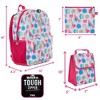 CLUB LIBBY LU Heart Love Peace Sign Graffiti Art Backpack Set for Girls, 16 inch, 6 Pieces - 3 of 4