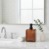 Evideco French Home Goods Vintage-Style Glass Soap Dispenser with PURE SOAP Design - 18 fl oz, Sturdy Pump for Hand Soap or Lotion - 2 of 4