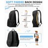 Black Backpack for School, High School Bookbag Back Pack for Teens Girls Boys - 3 of 4