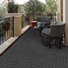 Gulches Interlocking Deck Tiles Flooring, 12.00"x12.00"(Pack of 44), Patio Flooring Outdoor  for Garden Poolside Front/Back Yard, Light gray - 2 of 4
