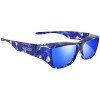 Jonathan Paul® Fitovers Eyewear Large Neera in Leopard-Black & Gold Mirror NR003 - 2 of 3
