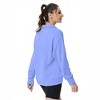 BLUEMING Womens Sweatshirts Polo Neck Quater Zipper Sweatshirts Athletic Tops for Gym Yoga Fall Athleisure - 2 of 4