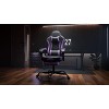 NicBex 360°Swivel Gaming Chair Office Chairs with Wheels,Reclining Back,Adjustable Seat Height&Footrest,Ergonomics Video Game Chairs,300lbs Max - 2 of 4