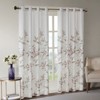 DSVIMOY Curtain Panels, Burnout Printed Curtain Panel for Living Room, Bedroom, Multicolor, 84"*50"*0.13" - 4 of 4