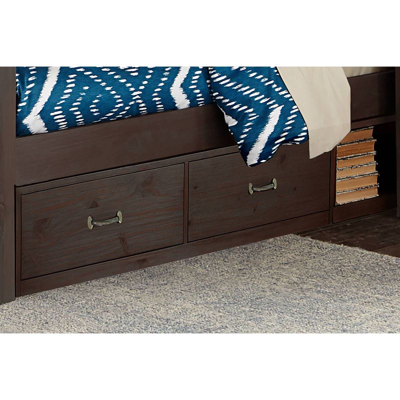 Full Highlands Harper Panel Kids&#39; Bed with Storage Espresso - Hillsdale Furniture, 3 of 5