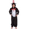 Seven Times Six Dr. Seuss The Cat in the Hat Kigurumi Union Suit Costume Pajama Black - 2 of 4