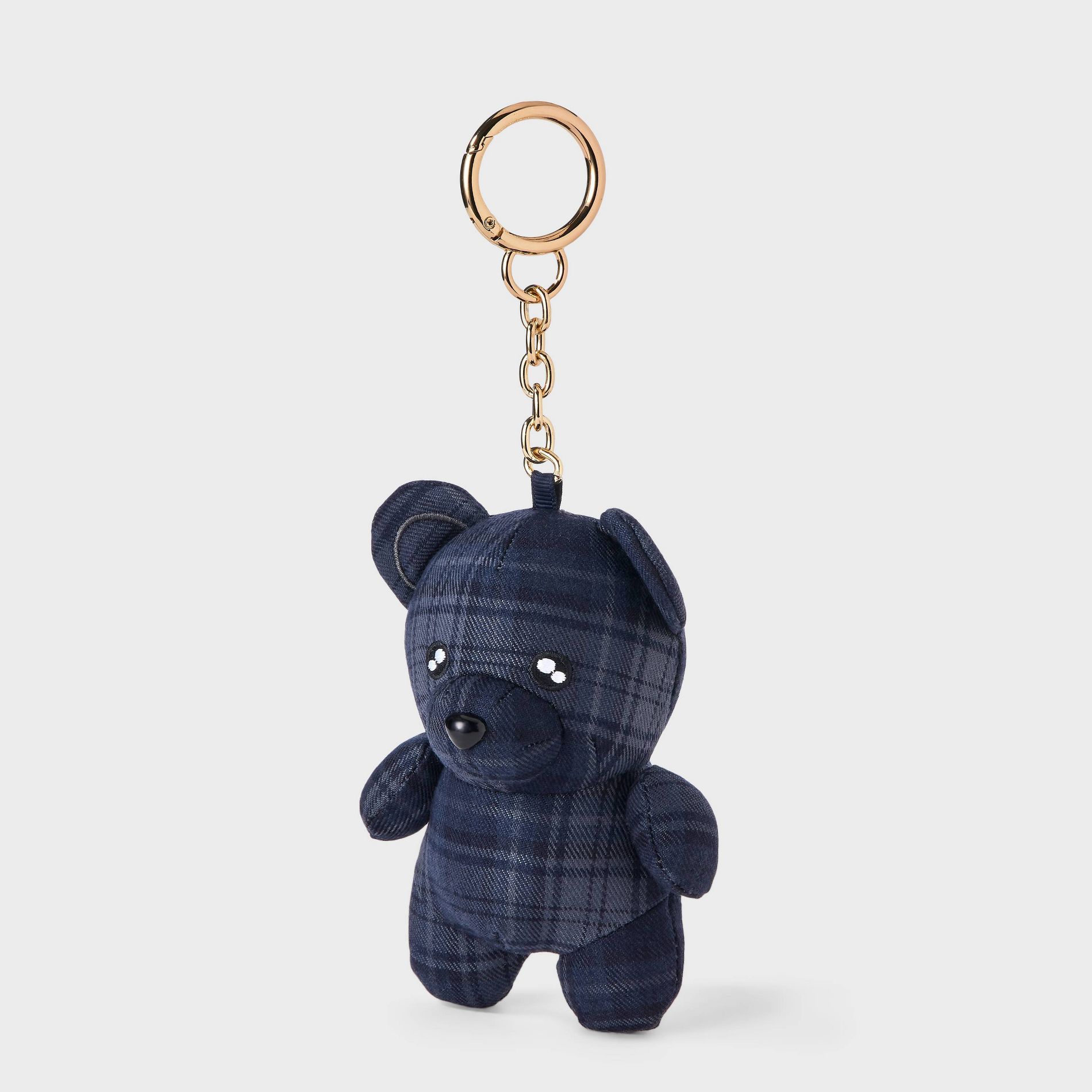 Plaid Plush Bear Charm - Universal Thread™