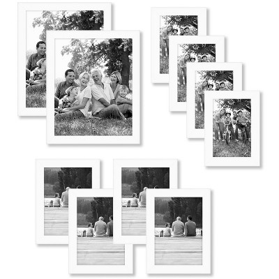 Americanflat Picture Frame Set of 7 Pieces with shatter-resistant glass - Available in a variety of sizes and styles