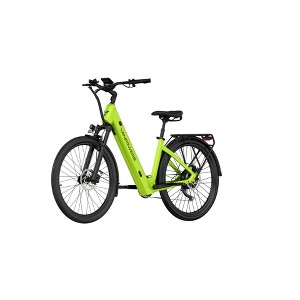 Vanpowers Adult UrbanGlide Standard 2.27' Step-Through Small Frame Electric Bike - Green - 1 of 4