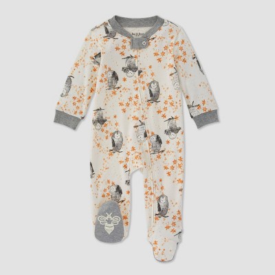 Image of Burt's Bees Baby® Baby Starry Owl Sleep N' Play - White 6-9M