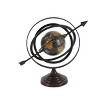 Olivia & May 18" x 18" Industrial Aluminum Armillary Globe Black : Office Tabletop Decor, Sphere - 4 of 4