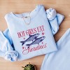 Simply Sage Market Hot Girls Eat Sardines Lightweight Garment Dyed Sweatshirt - 3 of 4