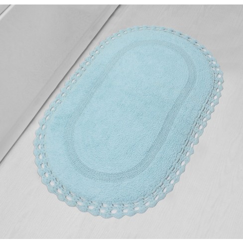 Home Weavers Classy Bathmat Rugs 4 Piece Set - Aqua