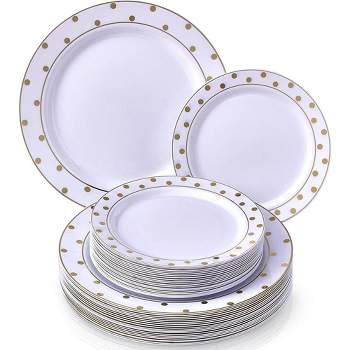 Silver Spoons Heavy Duty Disposable Plates - Paper Plates - Metallic Party  Plates - Ruffled Collection : Target
