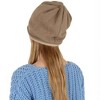 Anna-Kaci Comfy Warm Knit Slouchy Beanie Hat Double Color Roll Up Edge Ski Cap - 3 of 4