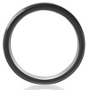 Pompeii3 Men's Black & Gold Plated Tungsten 8mm Lab Created Diamond Wedding Band - 3 of 4
