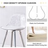 VYNXARIA Modern comfortable upholstered bar chairs,stylish design bar chairs for dining room, kitchen, terrace ,living room ,Sliver - 4 of 4