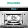 Microwave Convection Oven,1.6 Cu Ft Built In Microwave Oven with Air Fryer-Child Safety Lock-Drop Down Door,1700W Touch Control-Multiple Modes - 2 of 4